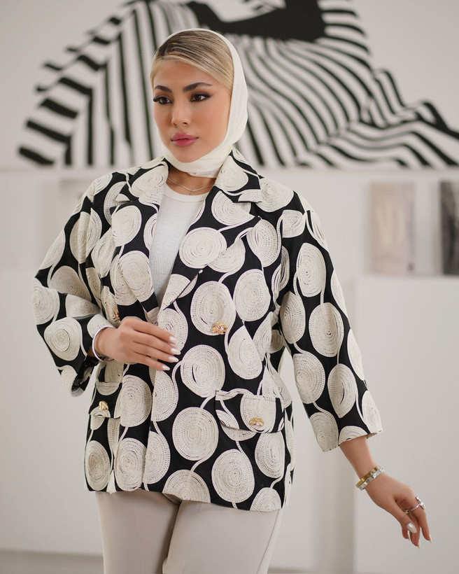 کت مجلسی خامه دوزی آسو